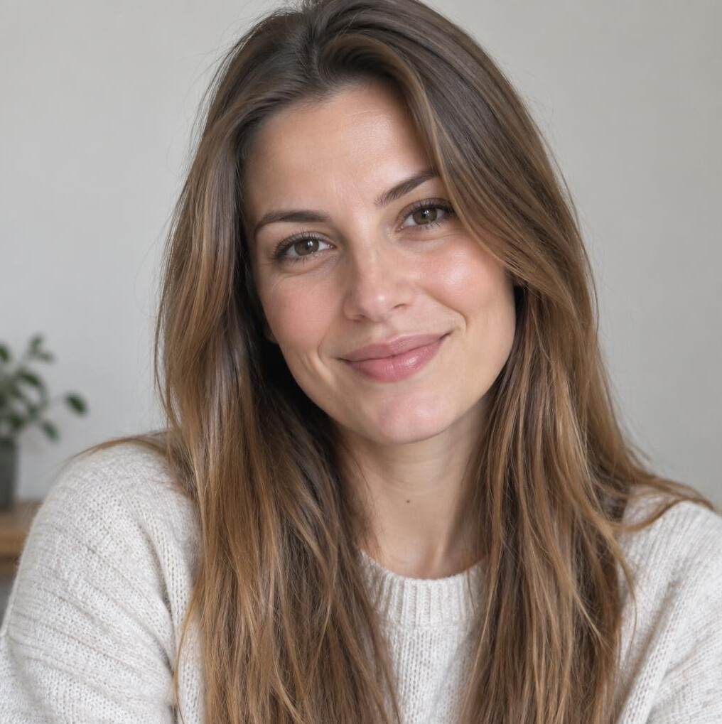 Portrait of a young woman smiling