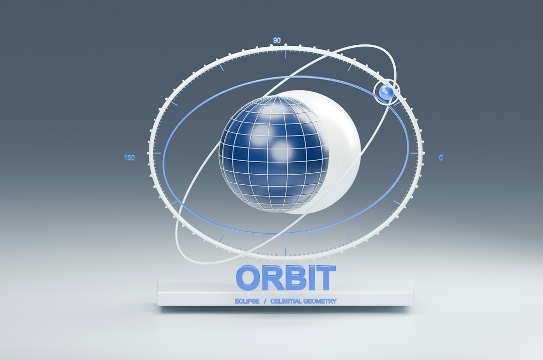 Digital globe with network connections